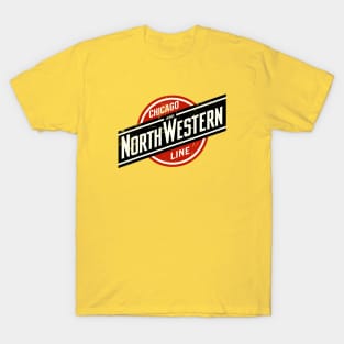 Chicago and North Western Line T-Shirt